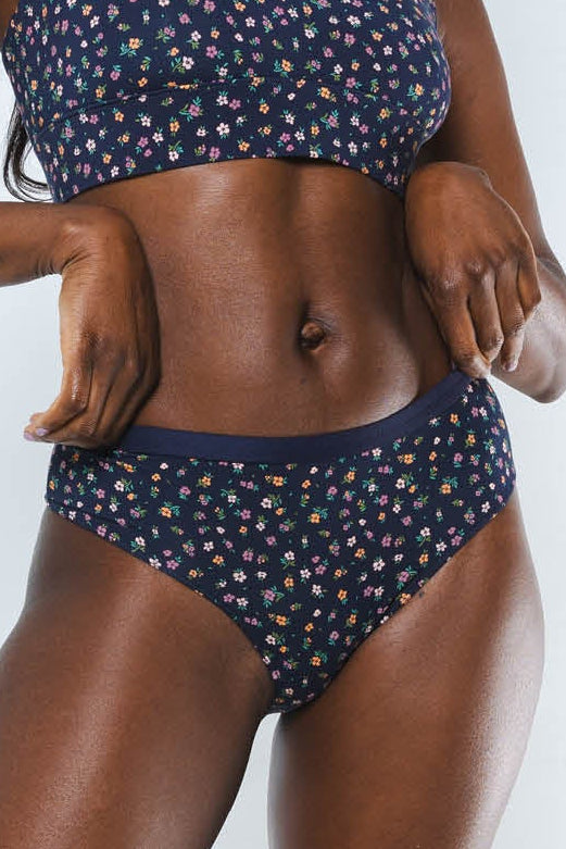 The Ditsy Daisy | Daisy Print Cheeky Underwear - Shinesty