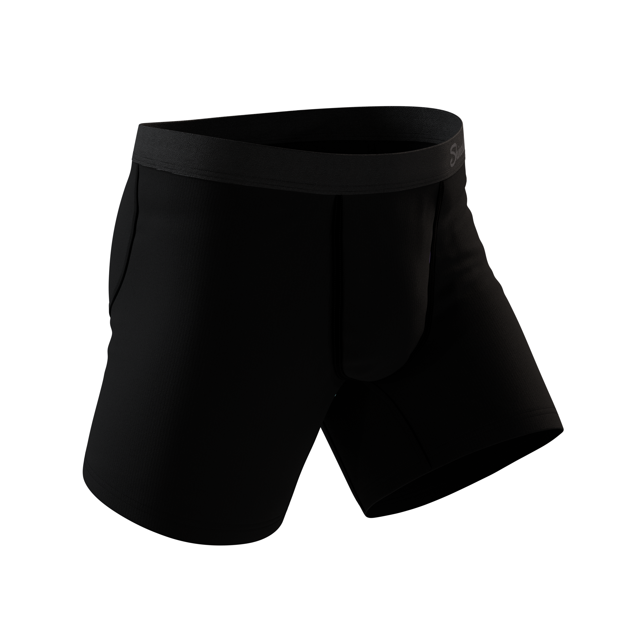 The Threat Level Midnight | Black Fart Proof Ball Hammock® Pouch Underwear - Shinesty