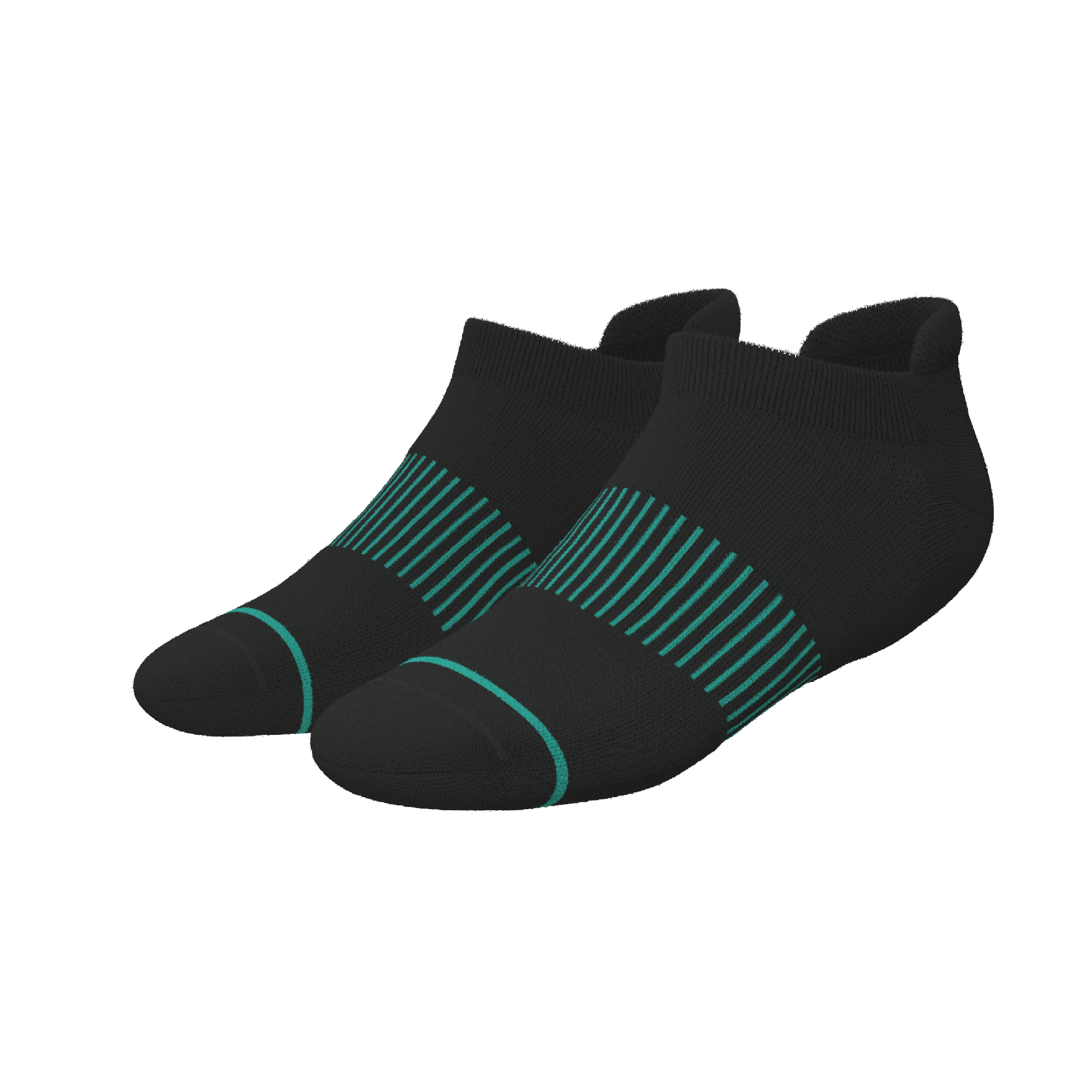 The Threat Level Midnight | Black Stay Weird Heel Hammock™ Ankle Socks - Shinesty