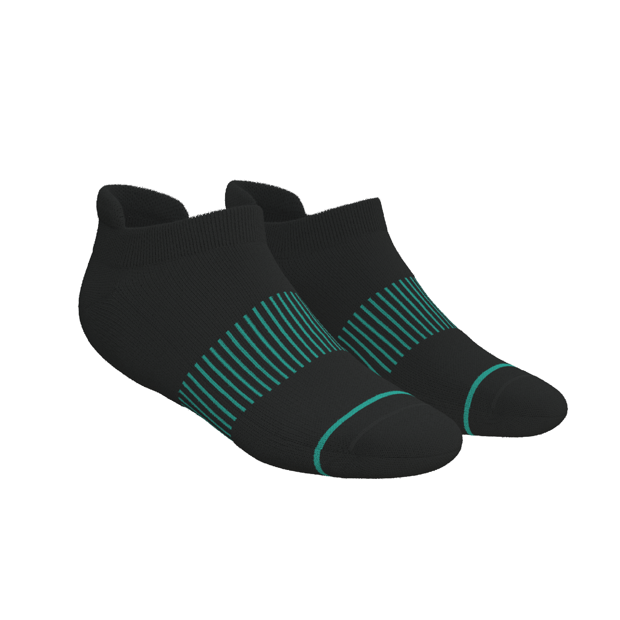 The Threat Level Midnight | Black Stay Weird Heel Hammock™ Ankle Socks - Shinesty