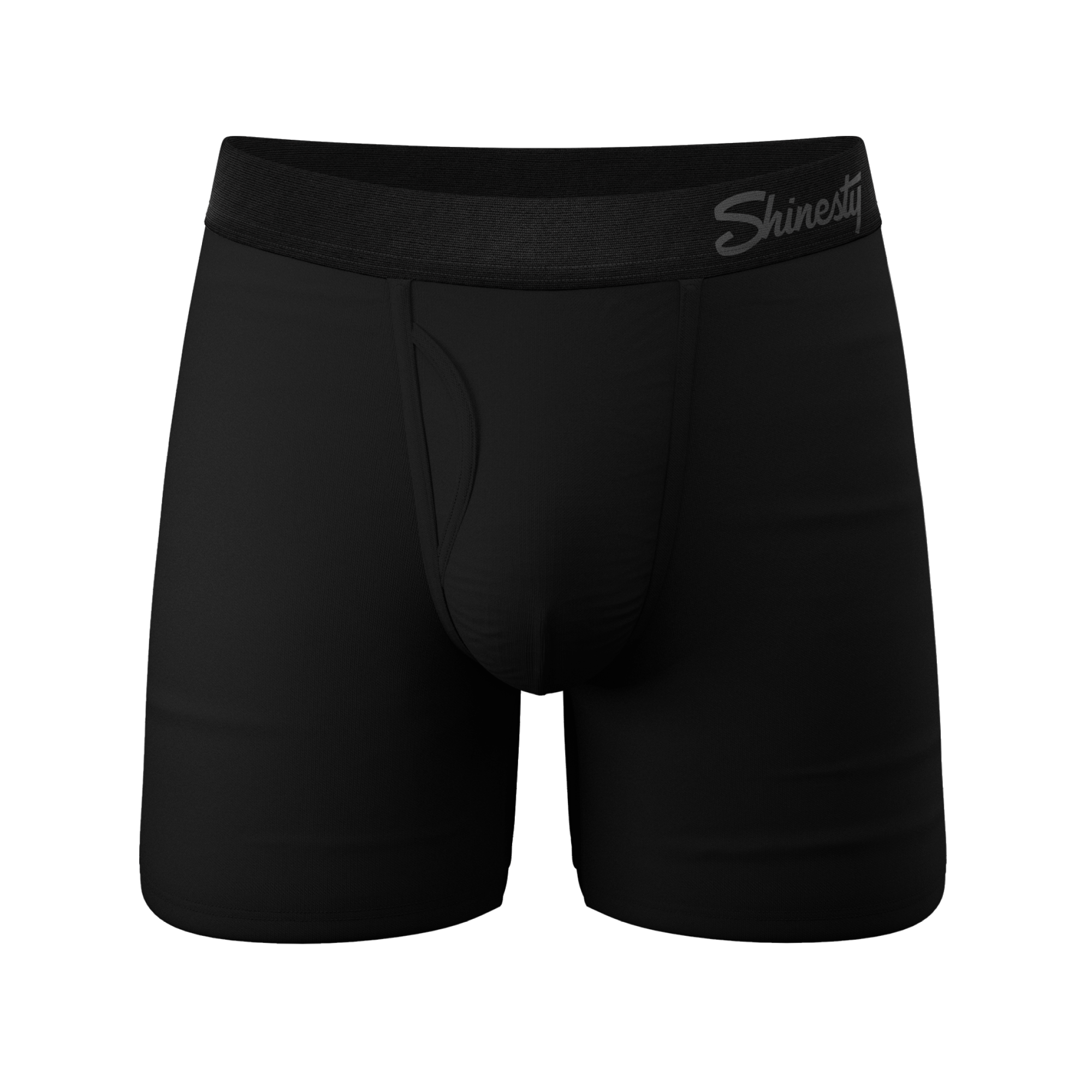 The Threat Level Midnight | Black Ball Hammock® Pouch Underwear With Fly - Shinesty