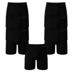 The Threat Level Midnight | Long Leg Black Ball Hammock® Pouch Underwear With Fly 7 Pack - Shinesty