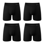 The Threat Level Midnight | Black Ball Hammock® Pouch Underwear With Fly 7 Pack - Shinesty