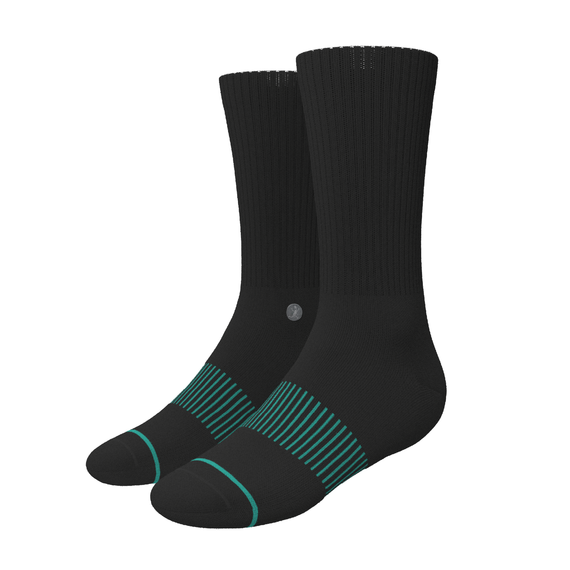 The Threat Level Midnight | Heel Hammock™ Crew Socks 3 Pack - Shinesty