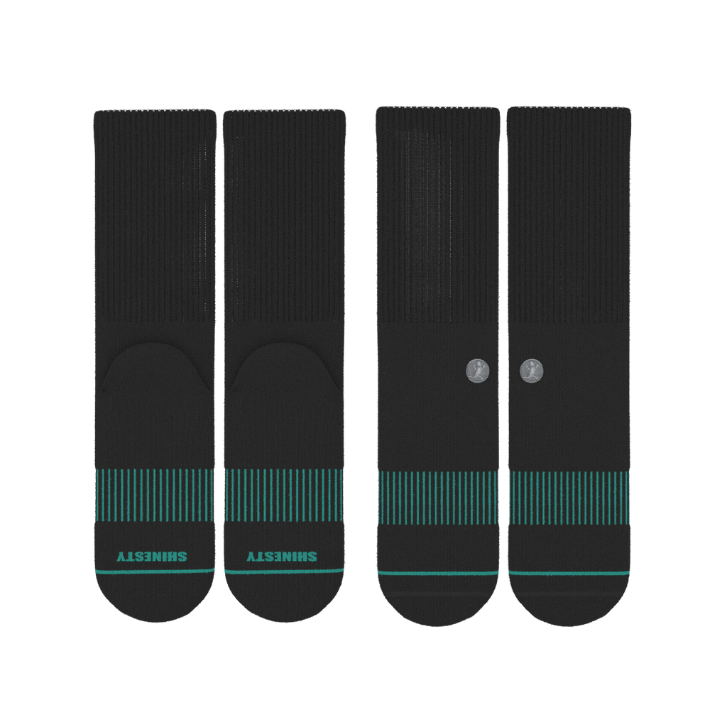 The Threat Level Midnight | Heel Hammock™ Crew Socks 3 Pack - Shinesty
