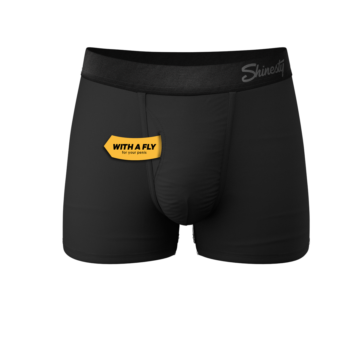 The Threat Level Midnight | Black Ball Hammock® Pouch Trunks Underwear 3 Pack - Shinesty