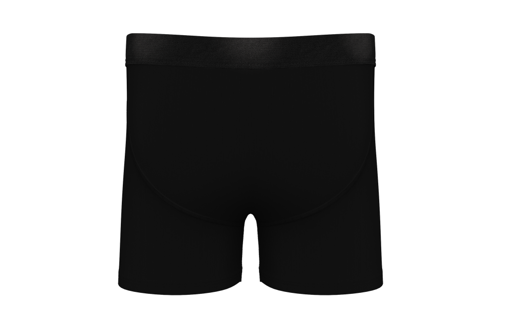 The Threat Level Midnight | Black Father Son With Fly Ball Hammock® Pouch Underwear 2 Pack - Shinesty