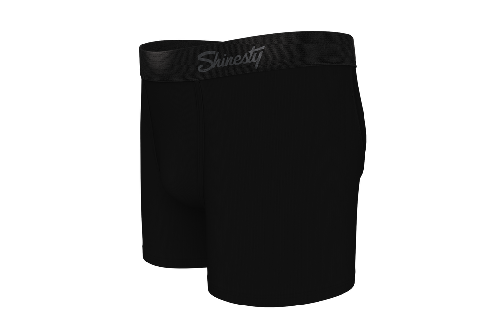 The Threat Level Midnight | Black Father Son With Fly Ball Hammock® Pouch Underwear 2 Pack - Shinesty