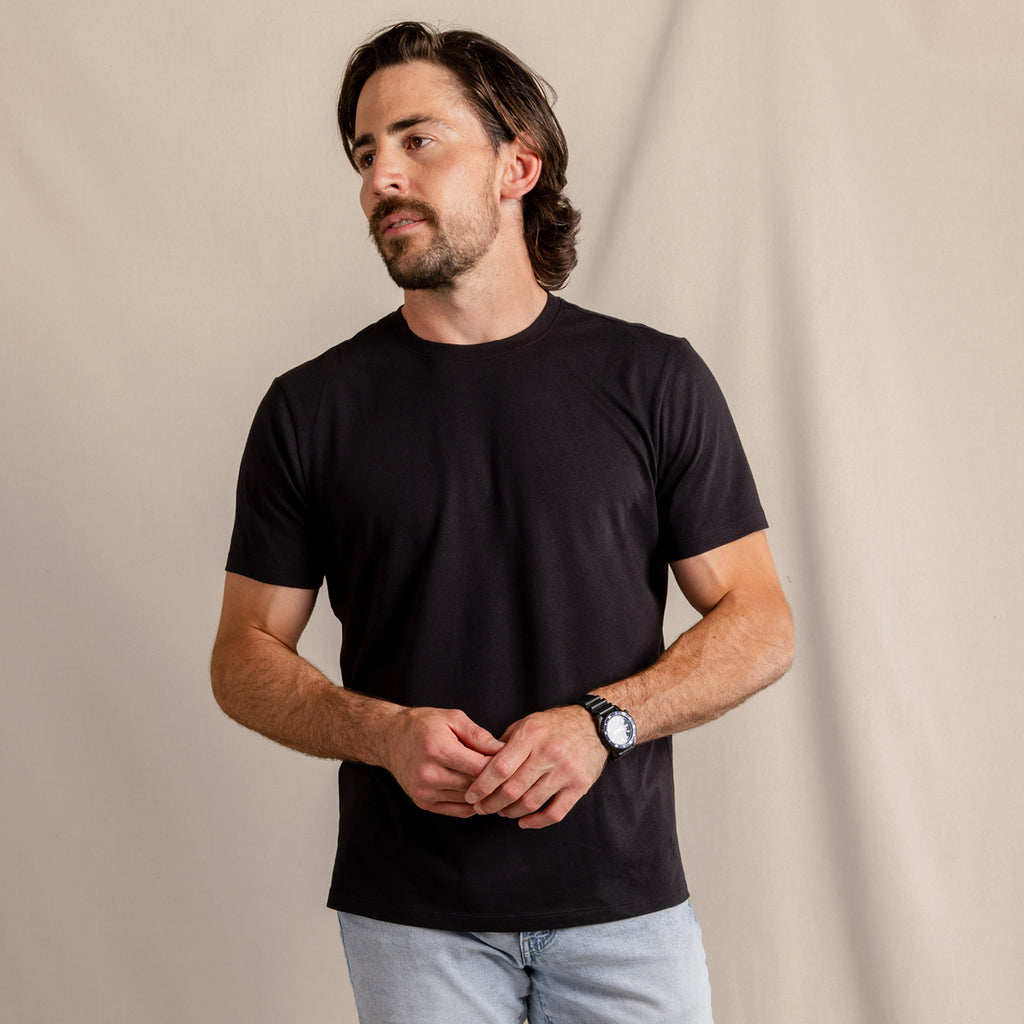 The Threat Level Midnight | Black Everyman™ T Shirt - Shinesty