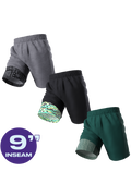 The Three A Day | Ball Hammock® 9 Inch Athletic Shorts 3 Pack - Shinesty
