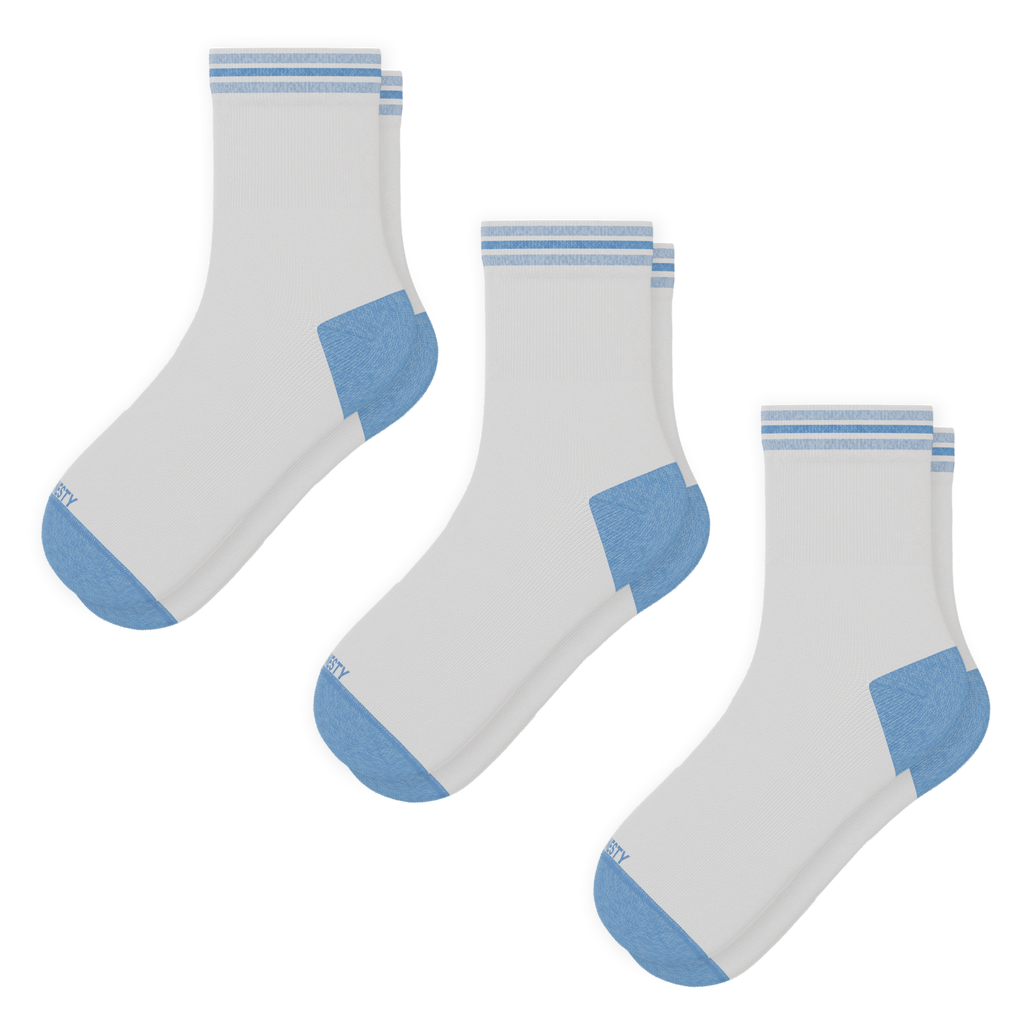 The Tickler | Heel Hammock™ Quarter Crew Socks 3 Pack - Shinesty