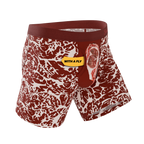 The Tomahawk | Marbled Meat Ball Hammock® Pouch Underwear With Fly - Shinesty