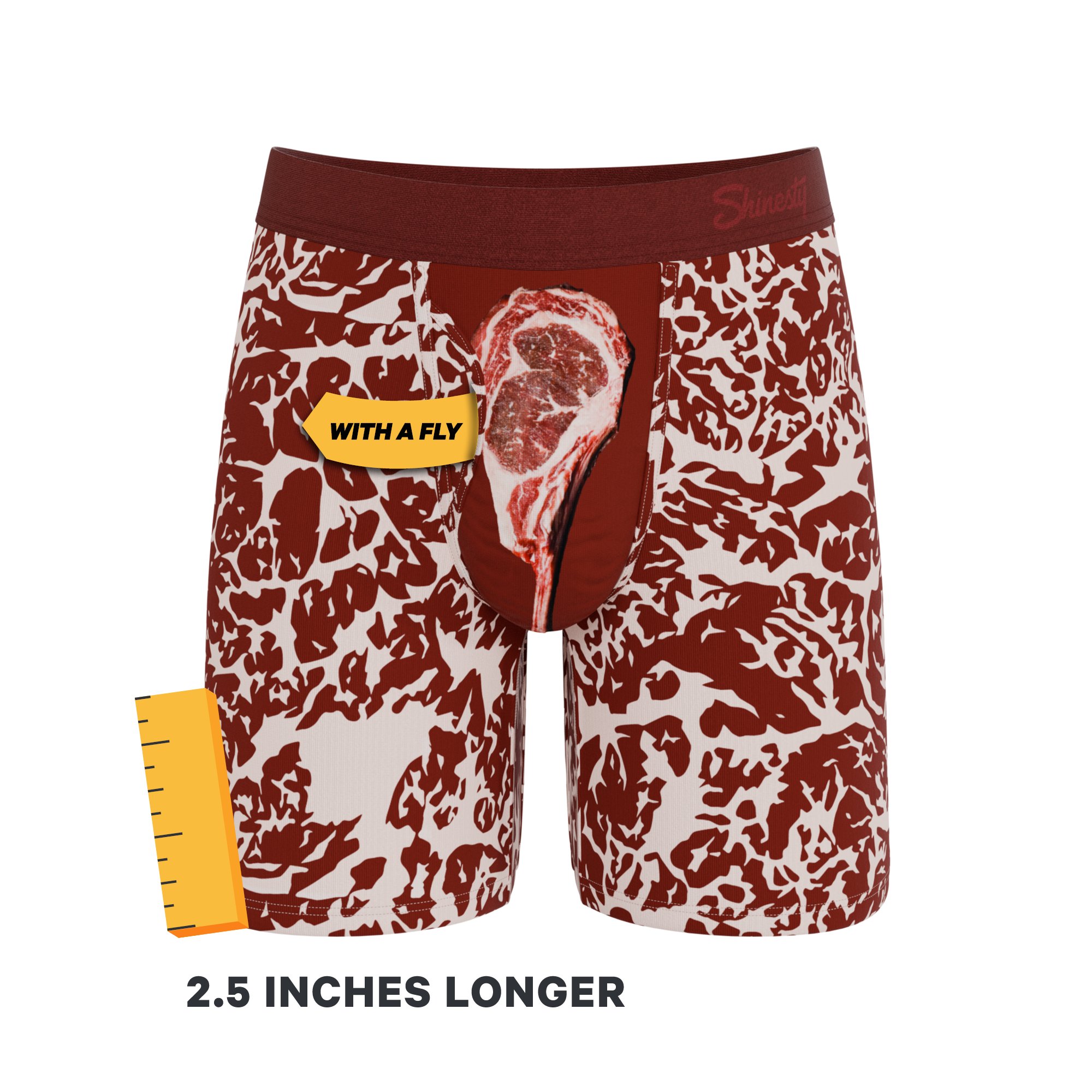 The Tomahawk | Marbled Meat Ball Hammock® Boxer - Long Leg - Shinesty
