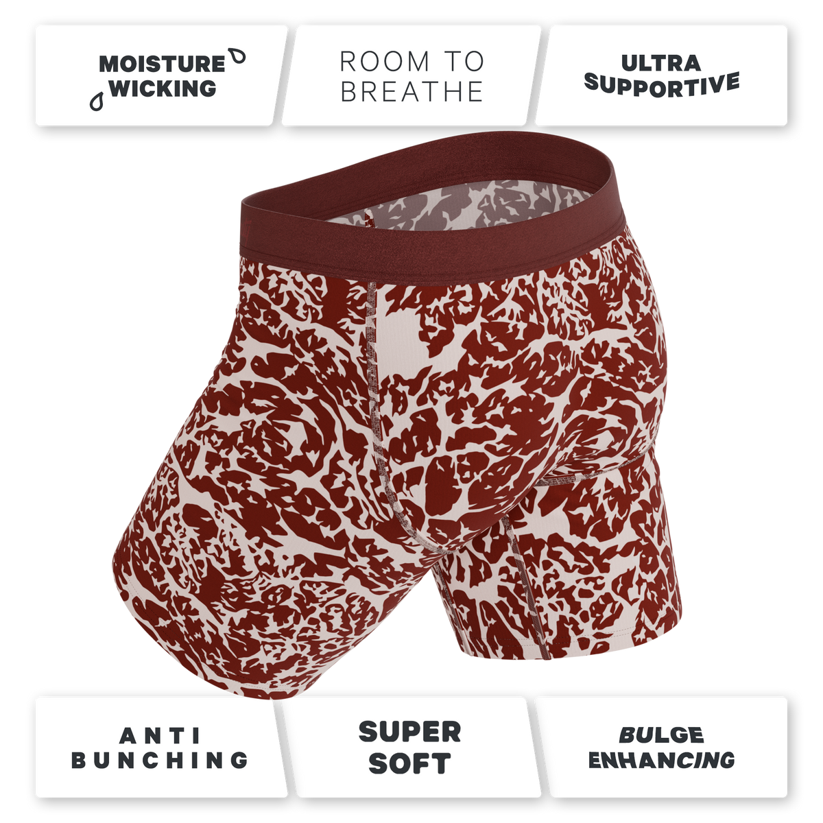 The Tomahawk | Marbled Meat Ball Hammock® Boxer - Long Leg - Shinesty