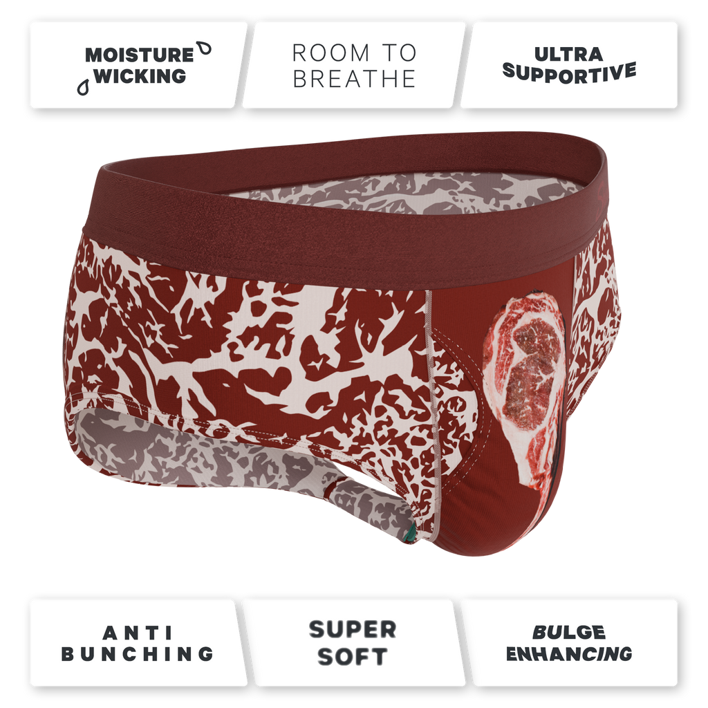 The Tomahawk | Marbled Meat Ball Hammock® Pouch Underwear Briefs - Shinesty