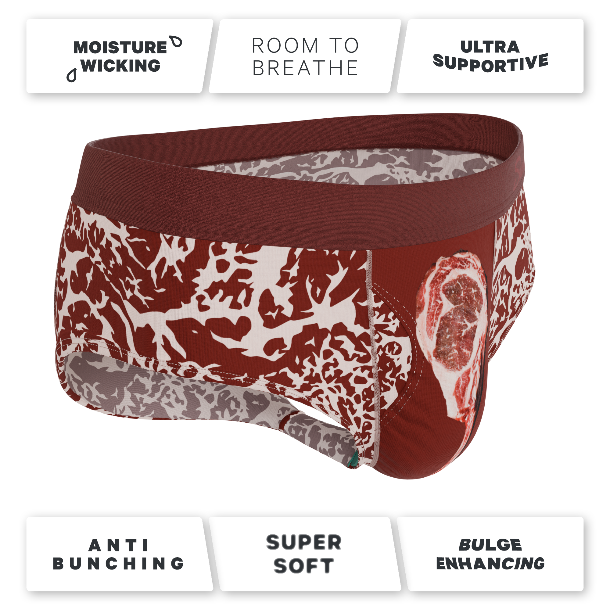 The Tomahawk | Marbled Meat Ball Hammock® Pouch Underwear Briefs - Shinesty