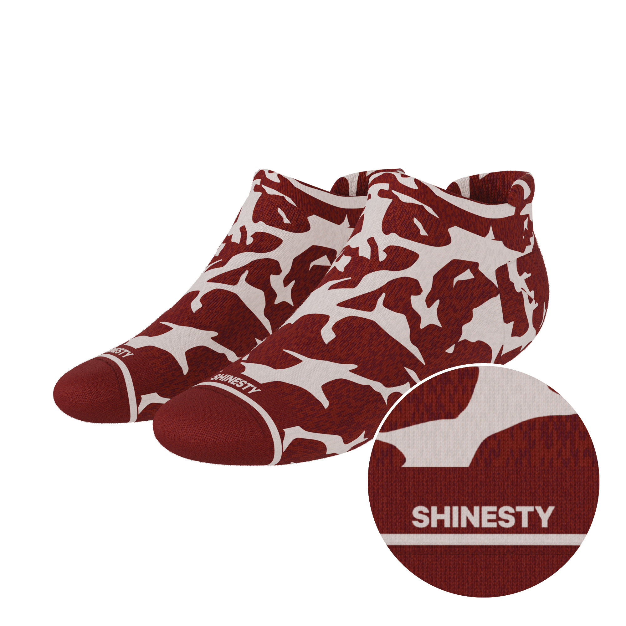 The Tomahawk | Marbled Meat Heel Hammock™ Ankle Socks - Shinesty