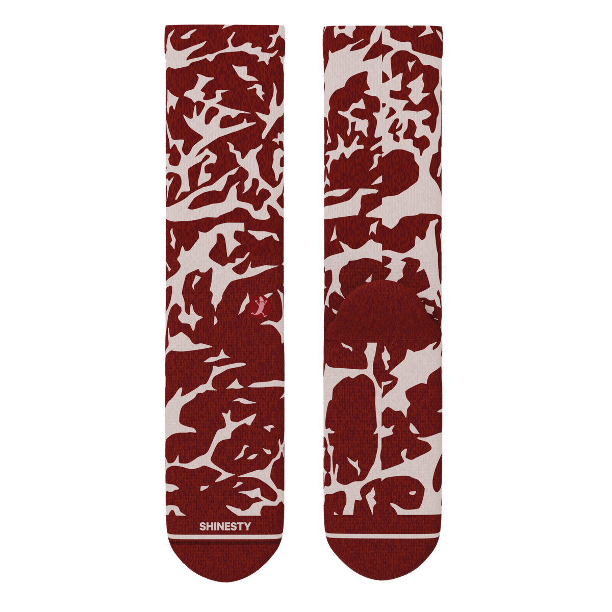 The Tomahawk | Marbled Meat Heel Hammock™ Crew Socks - Shinesty