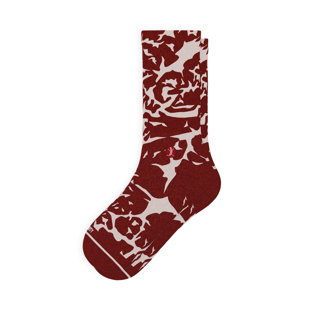 The Tomahawk | Marbled Meat Heel Hammock™ Crew Socks - Shinesty