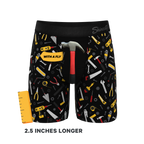 The Tool Belt | Hammer and Tools Ball Hammock® Boxer - Long Leg - Shinesty