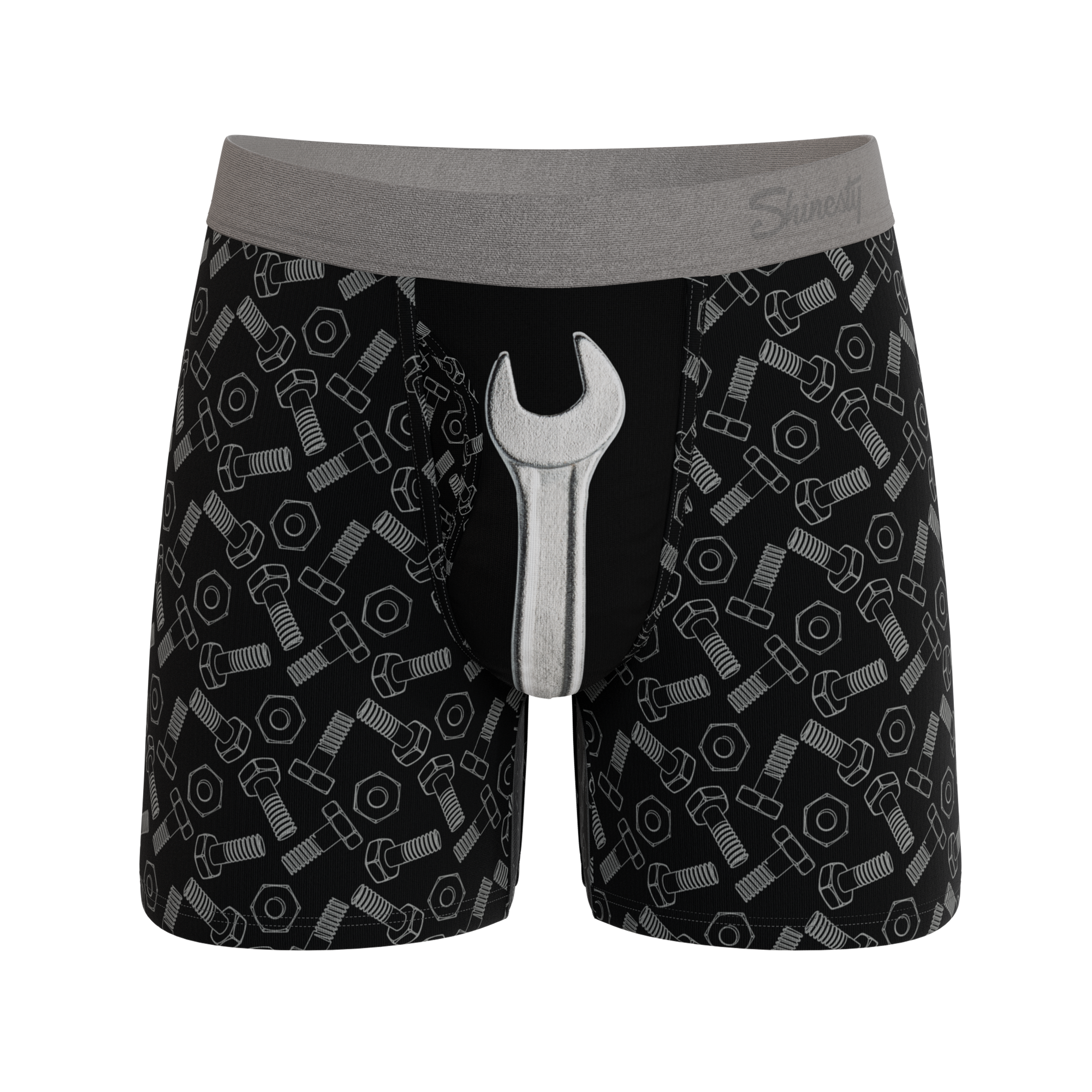 The Torque It | Wrench Ball Hammock® Pouch Underwear With Fly - Shinesty