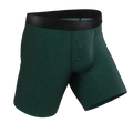 The Tree Falls | Forest Green Ball Hammock® Boxer - Long Leg - Shinesty
