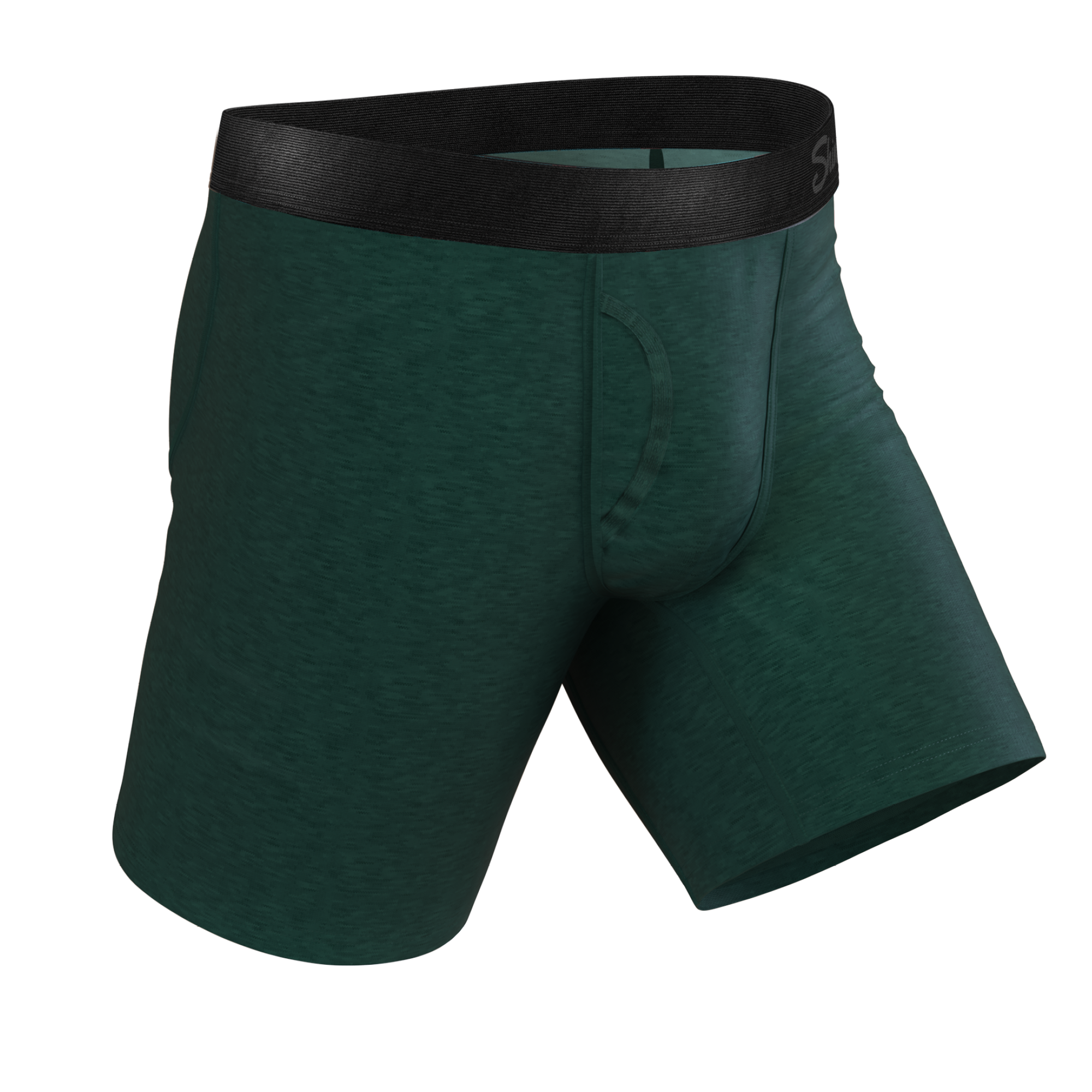 The Tree Falls | Forest Green Ball Hammock® Boxer - Long Leg - Shinesty