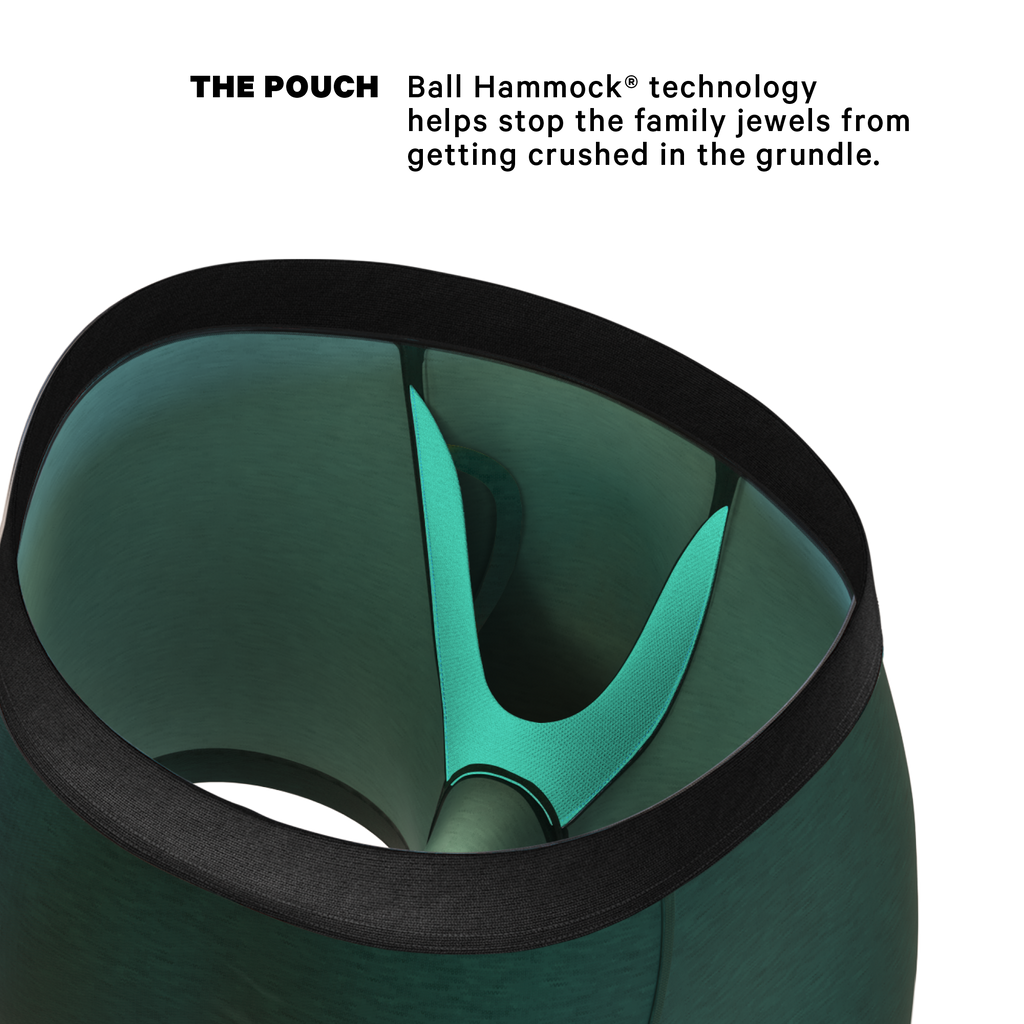The Tree Falls | Forest Green Ball Hammock® Boxer - Long Leg - Shinesty