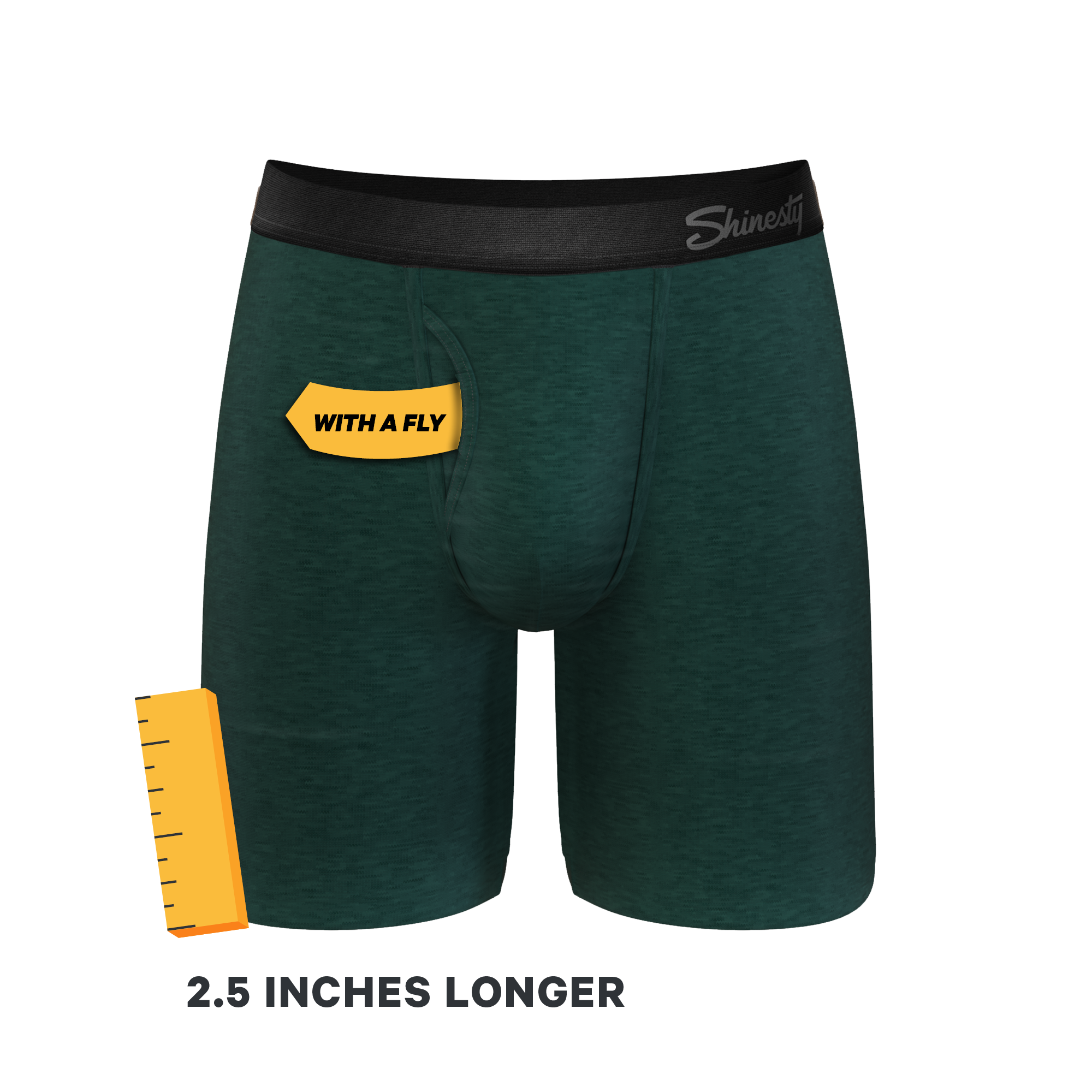 The Tree Falls | Forest Green Ball Hammock® Boxer - Long Leg - Shinesty