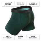 The Tree Falls | Forest Green Ball Hammock® Pouch Underwear With Fly - Shinesty