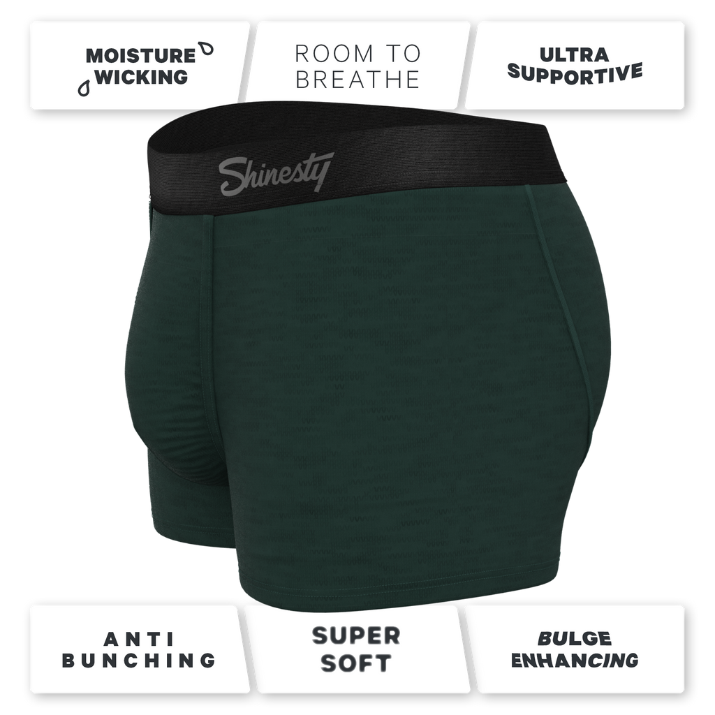 The Tree Falls | Forest Green Ball Hammock® Pouch Trunks Underwear - Shinesty