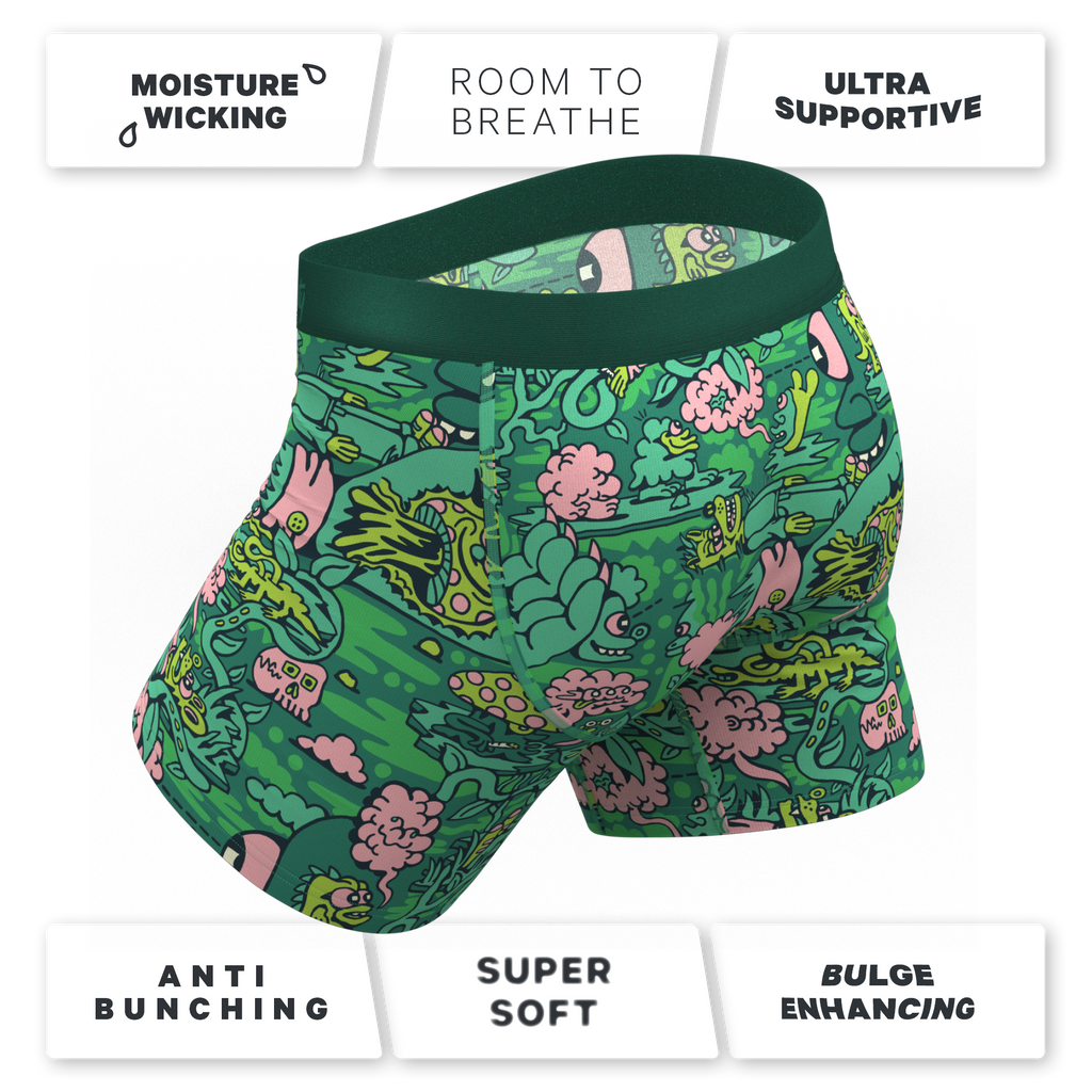 The Trees Say Hi | Shinesty x Killer Acid Ball Hammock® Pouch Underwear With Fly - Shinesty