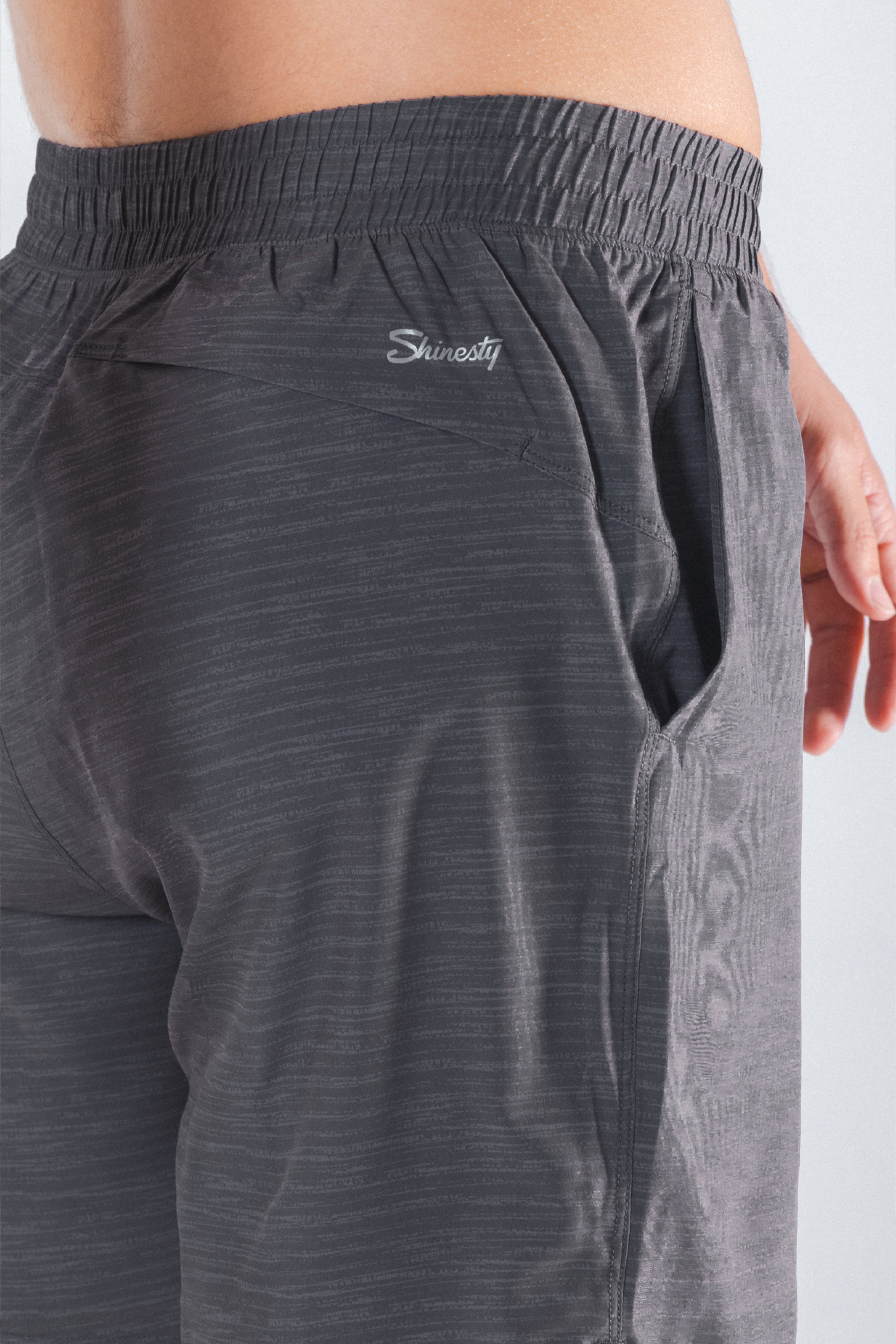 The Tribal Council | Grey Tonal Island Block Ball Hammock® 9 Inch Athletic Shorts - Shinesty