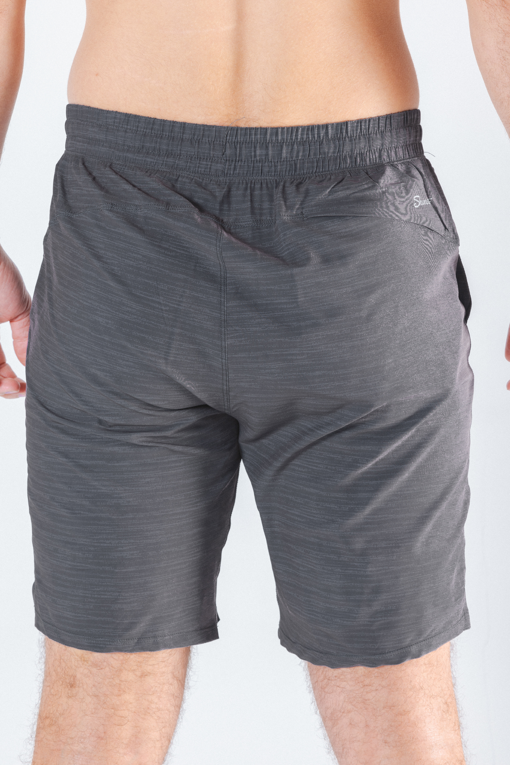 The Tribal Council | Grey Tonal Island Block Ball Hammock® 9 Inch Athletic Shorts - Shinesty