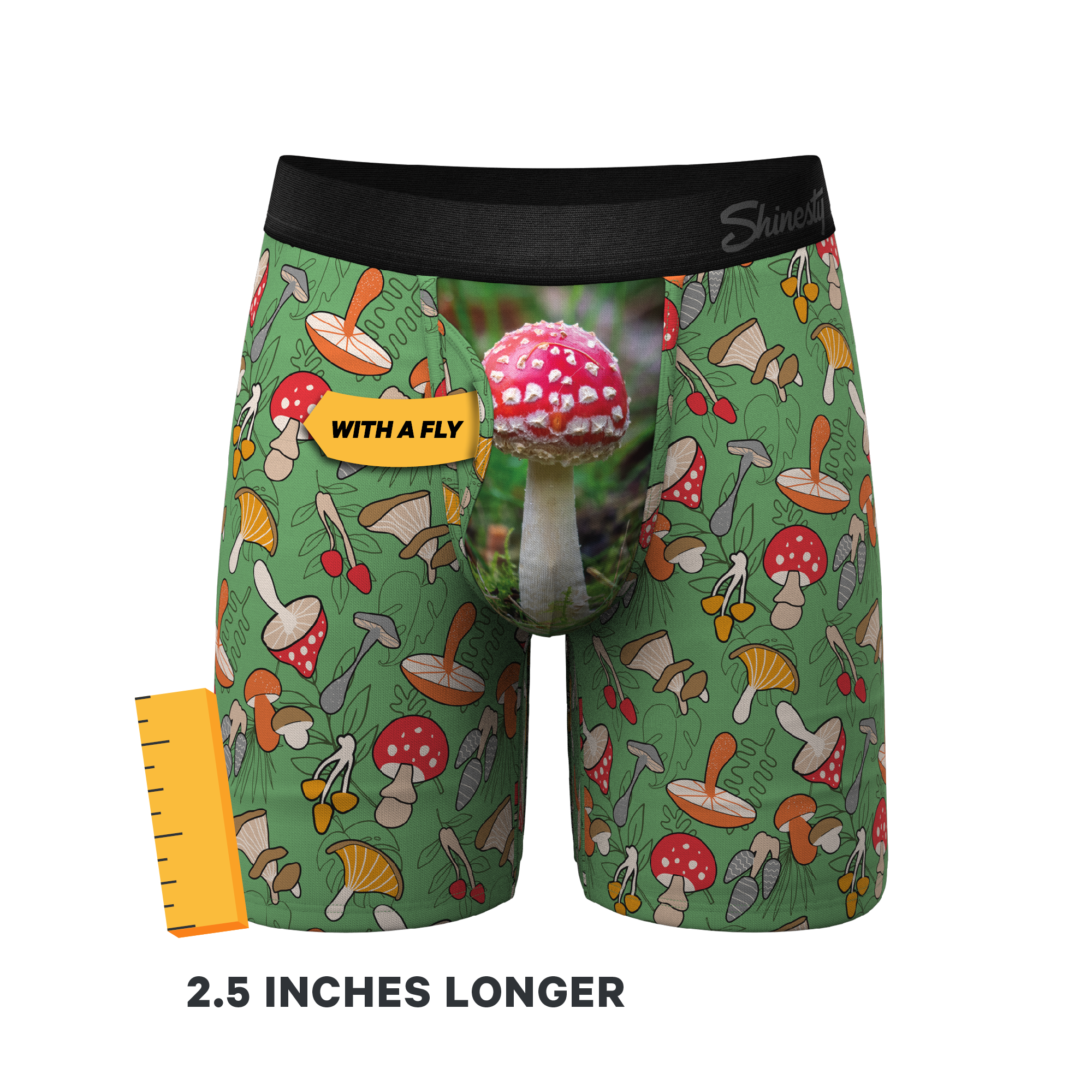 The Trip Advisor | Mushroom Ball Hammock® Boxer - Long Leg - Shinesty