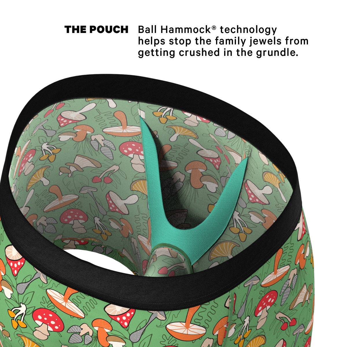 The Trip Advisor | Mushroom Ball Hammock® Pouch Underwear - Shinesty