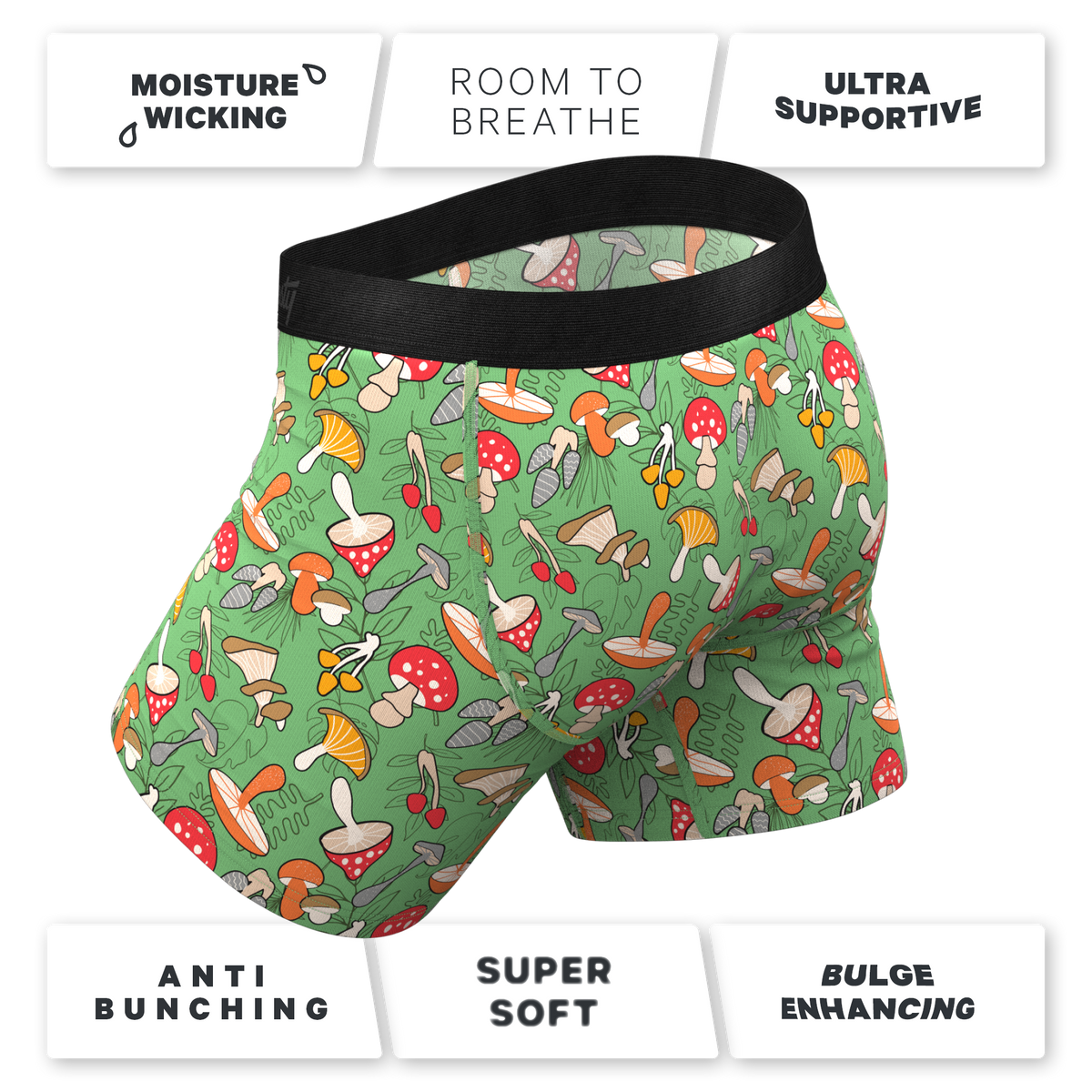 The Trip Advisor | Mushroom Ball Hammock® Pouch Underwear - Shinesty