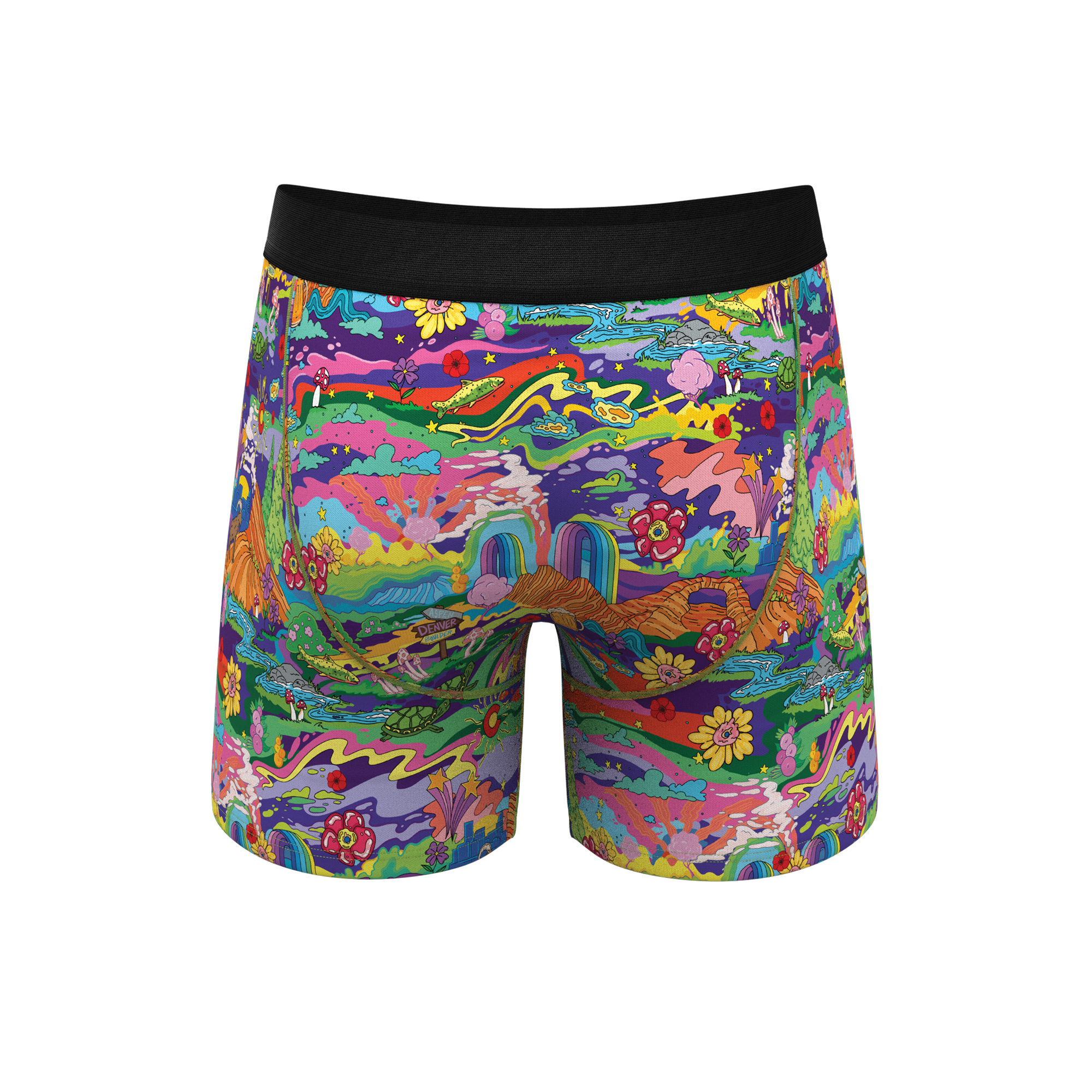The Trippy Colorado | Trippy Colorado Ball Hammock® Pouch Underwear With Fly - Shinesty