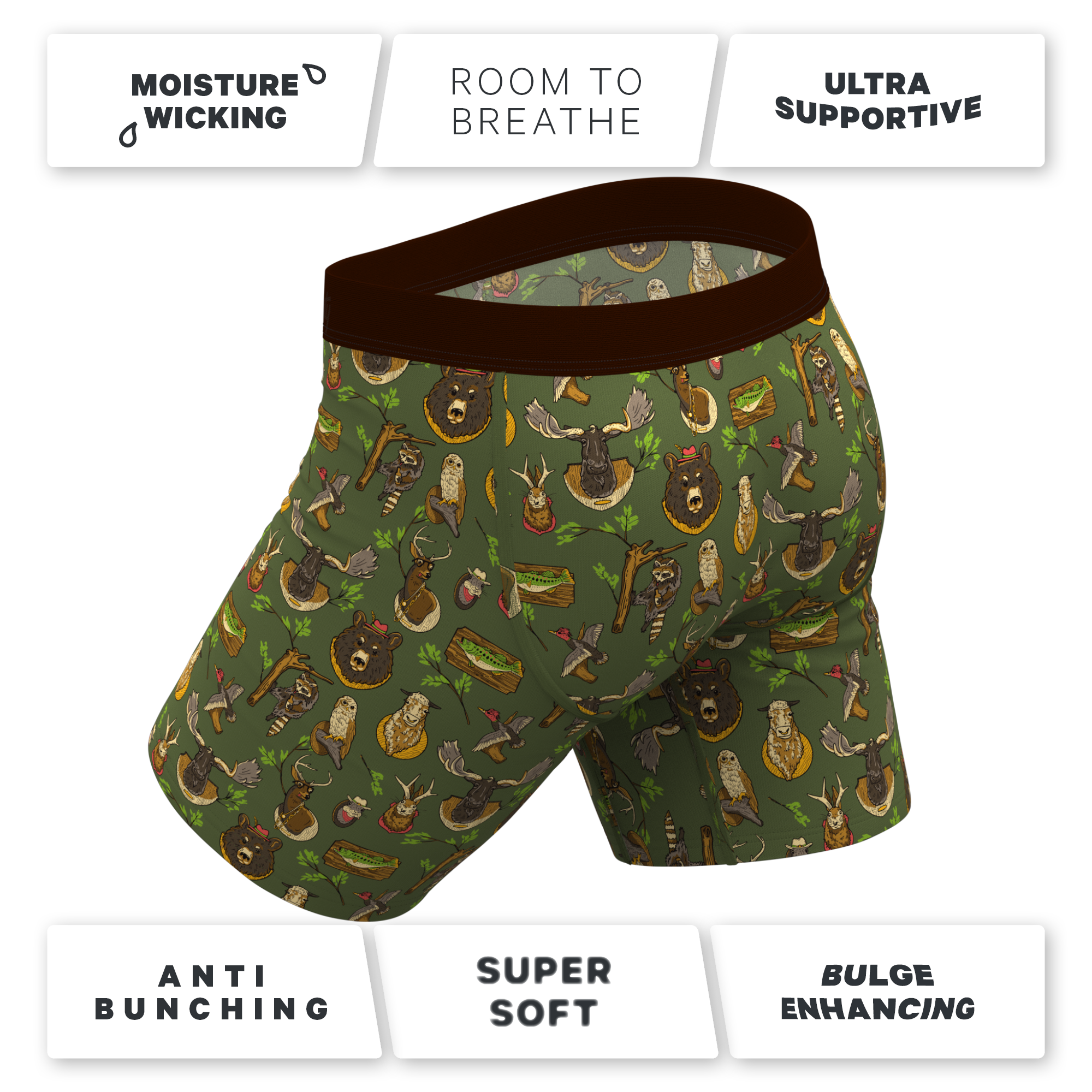 The Trophy Life | Taxidermy Ball Hammock® Boxer - Long Leg - Shinesty