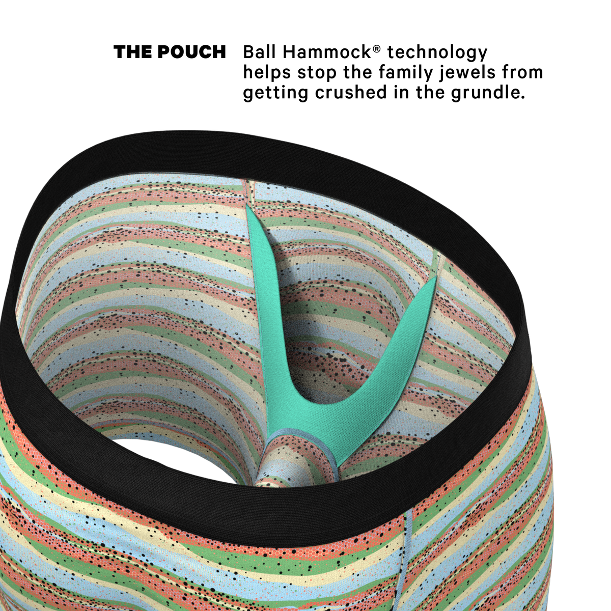 The Trout Of The Blue | Trout Skin Ball Hammock® Pouch Underwear - Shinesty