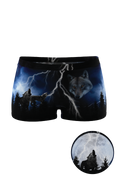 The Truck Stop Classic | Gas Station Wolf Modal Boyshort Underwear - Shinesty