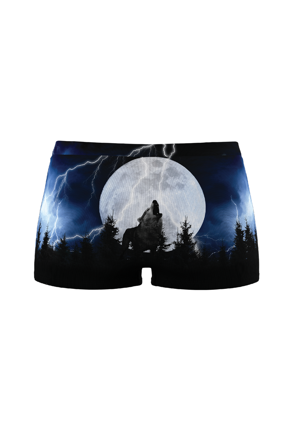 The Truck Stop Classic | Gas Station Wolf Modal Boyshort Underwear - Shinesty