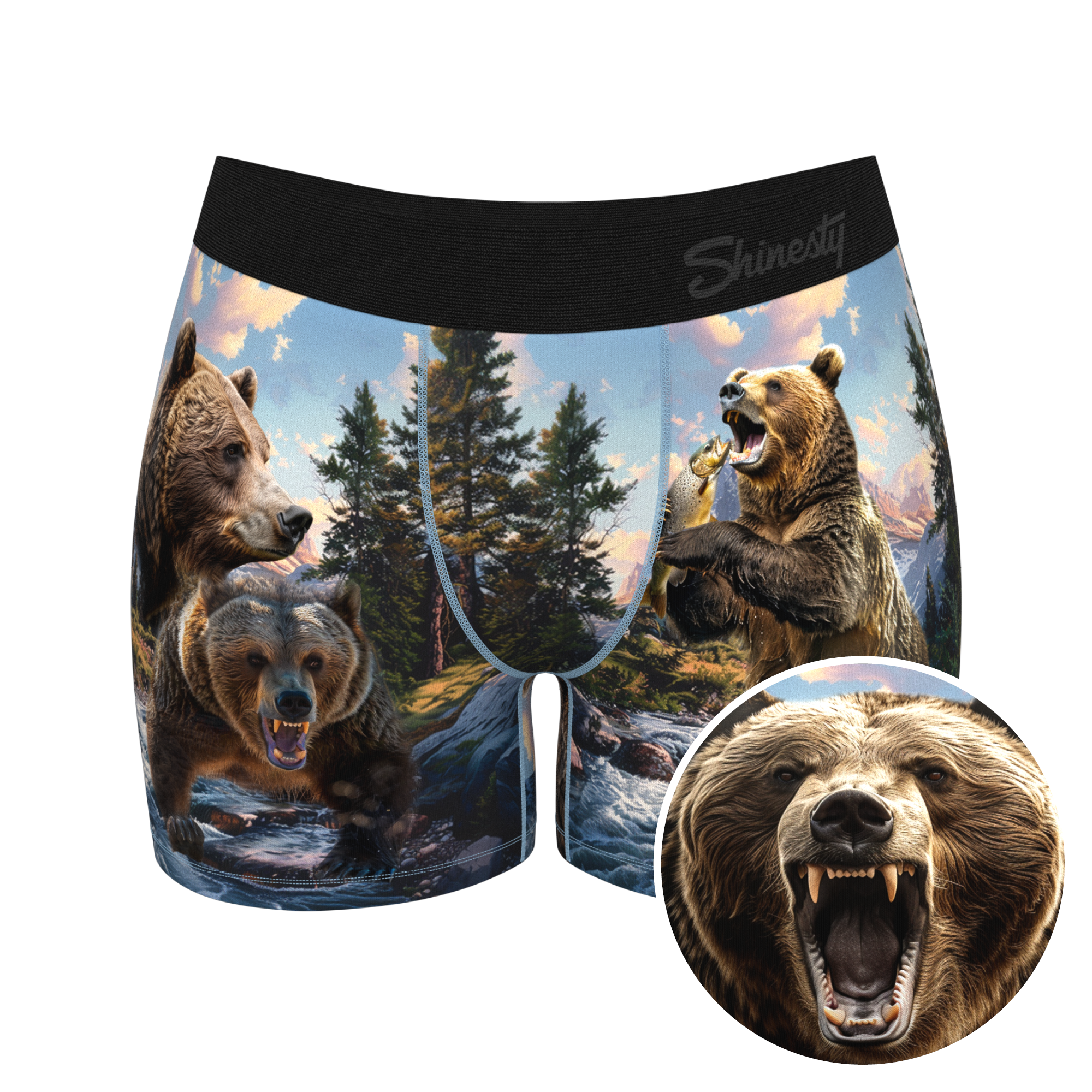 The Grizzly Beast | Truck Stop Classic Women’s Boxers - Shinesty