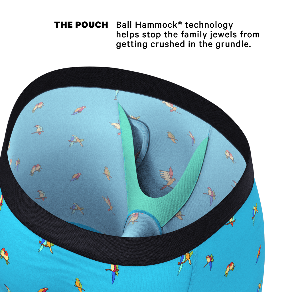 The Tweet Yourself | Parrot Ball Hammock® Boxer - Long Leg - Shinesty