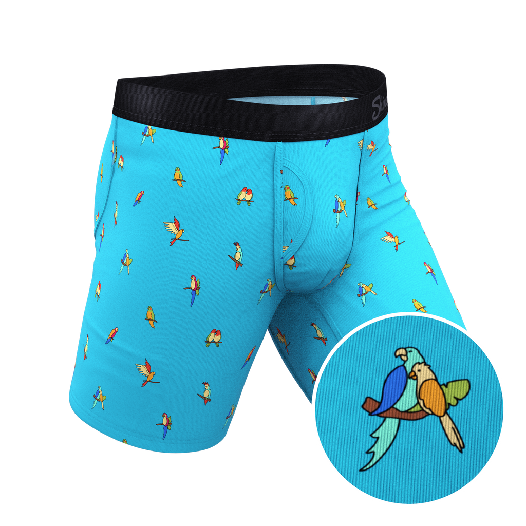 The Tweet Yourself | Parrot Ball Hammock® Boxer - Long Leg - Shinesty