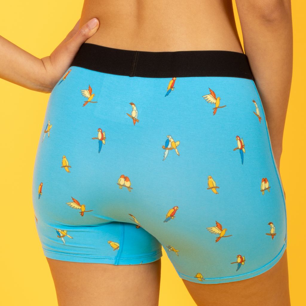 The Tweet Yourself | Parrot Women’s Boxers - Shinesty