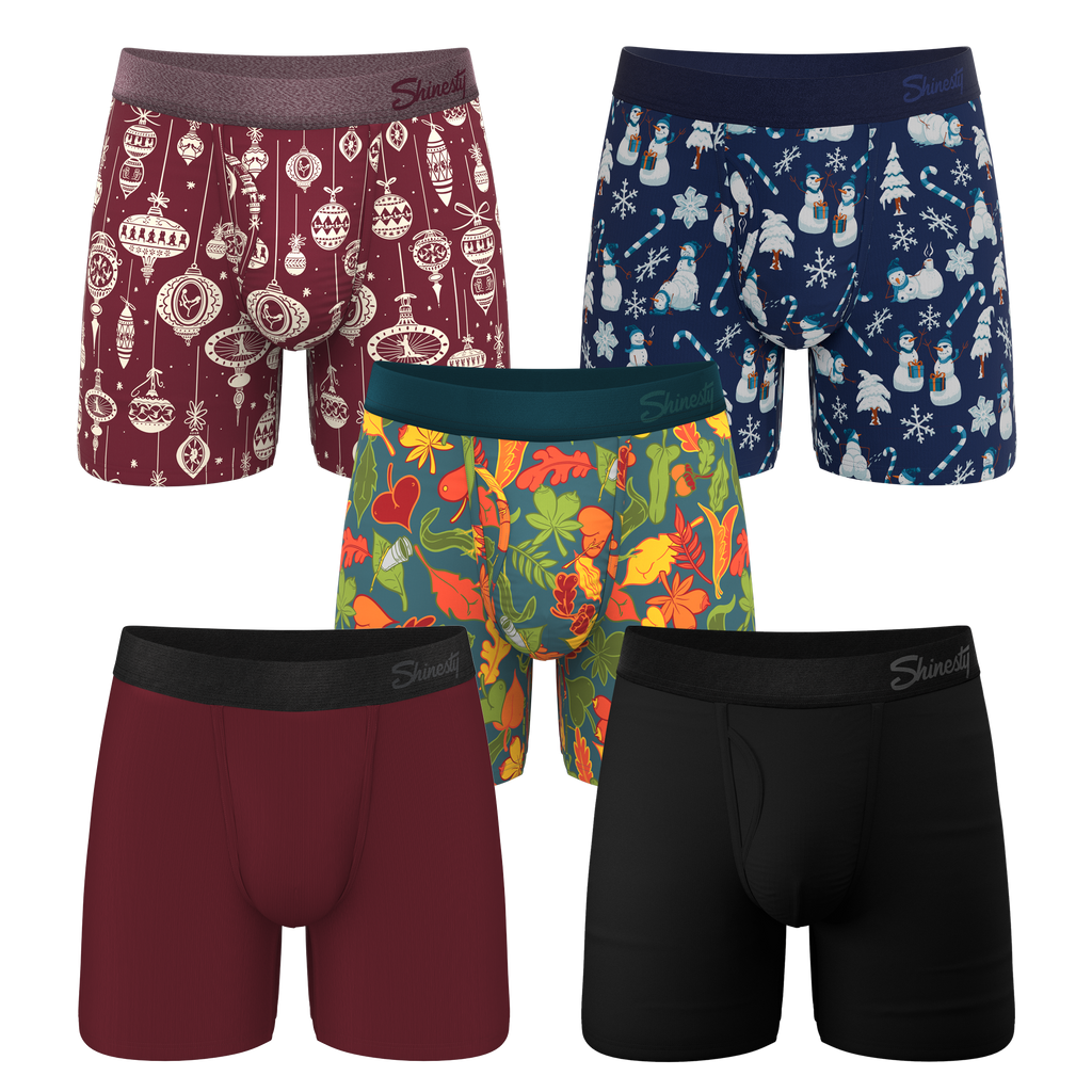 The Under the Tree | Ball Hammock® Pouch Boxer Briefs with Fly 5 Pack - Shinesty