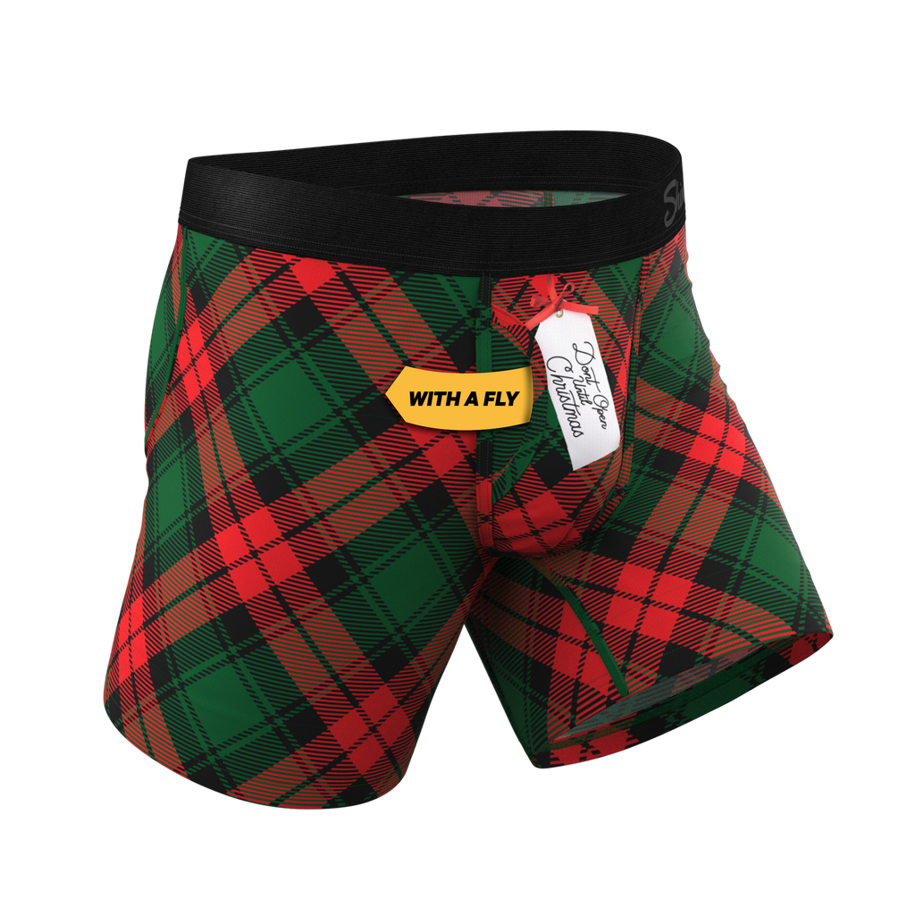 The Under the Mantel | Christmas Gift Ball Hammock® Pouch Underwear With Fly - Shinesty