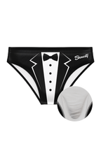 The Butlers | Tuxedo Ball Hammock® Pouch Swim Briefs - Shinesty
