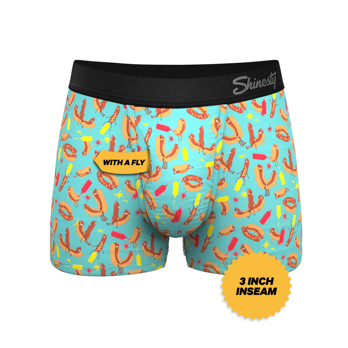 The Use a Condiment | Hot Dogs Ball Hammock® Pouch Trunk Underwear - Shinesty